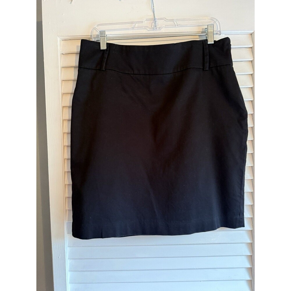 Apostrophe Black Pencil Skirt Women’s  10 Career Office Dark Academia Whimsigoth